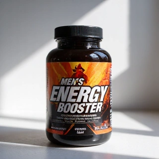 Men's Energy Booster supplement bottle